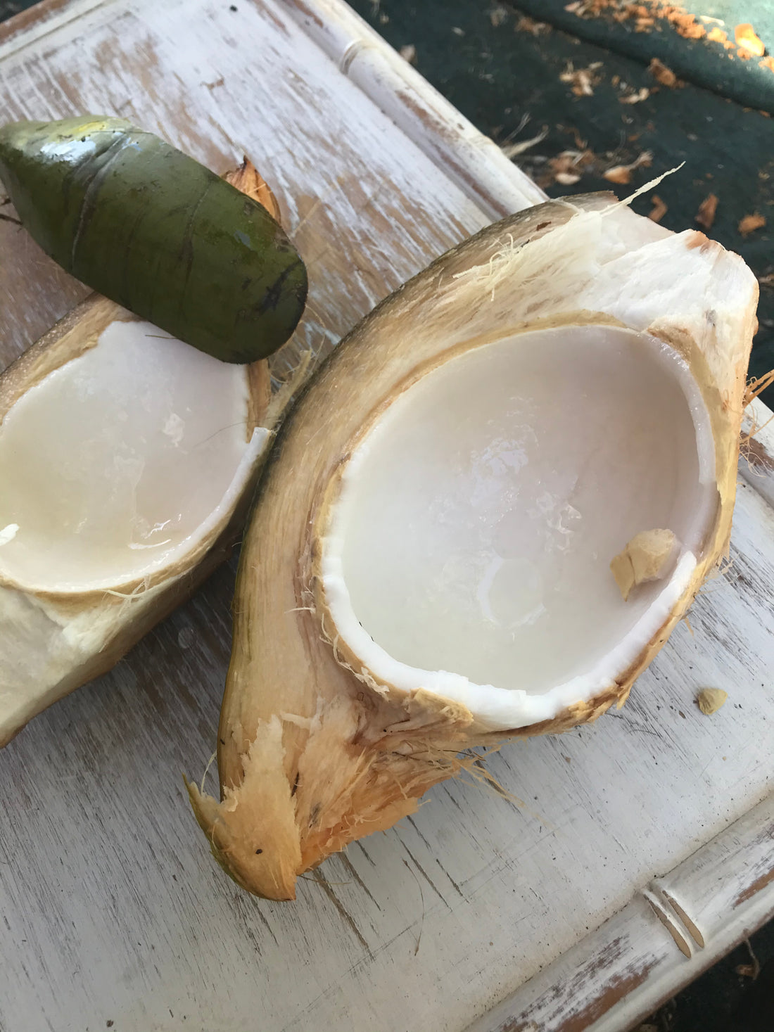 Young Coconut with soft coconut meat